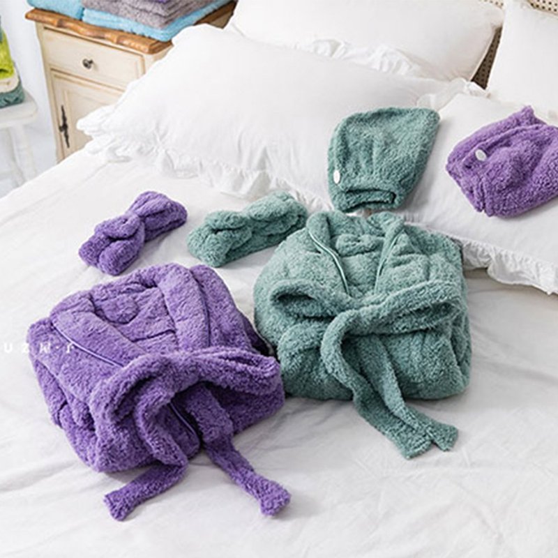 Lovel 7倍強效吸水抗菌超細纖維 浴帽 / 髮帶 - 其他 - 聚酯纖維 多色