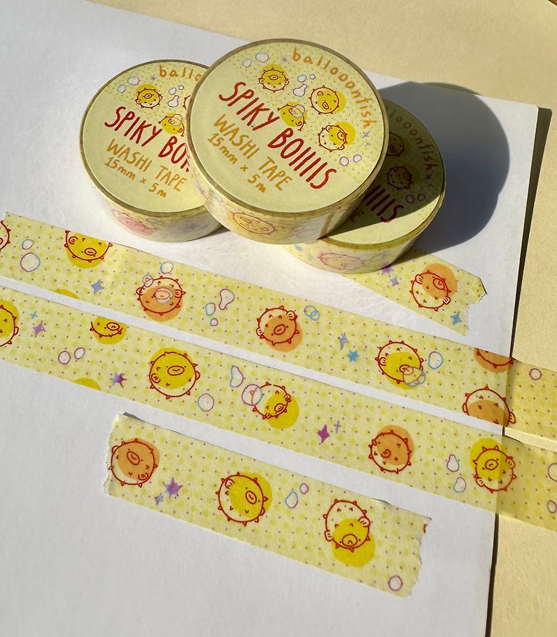 Pufferfish washi tape - Washi Tape - Paper 