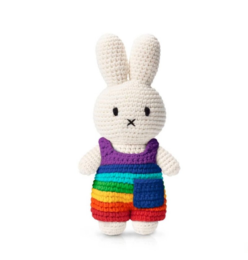 Miffy 米飛亮彩彩虹服飾 - 寶寶/兒童玩具/玩偶 - 棉．麻 多色