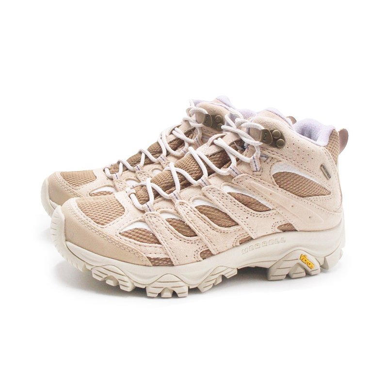 MERRELL MOAB 3 MID WP防水膜中筒登山戶外健行鞋 女鞋-榛果棕 - 女運動鞋/球鞋 - 其他材質 