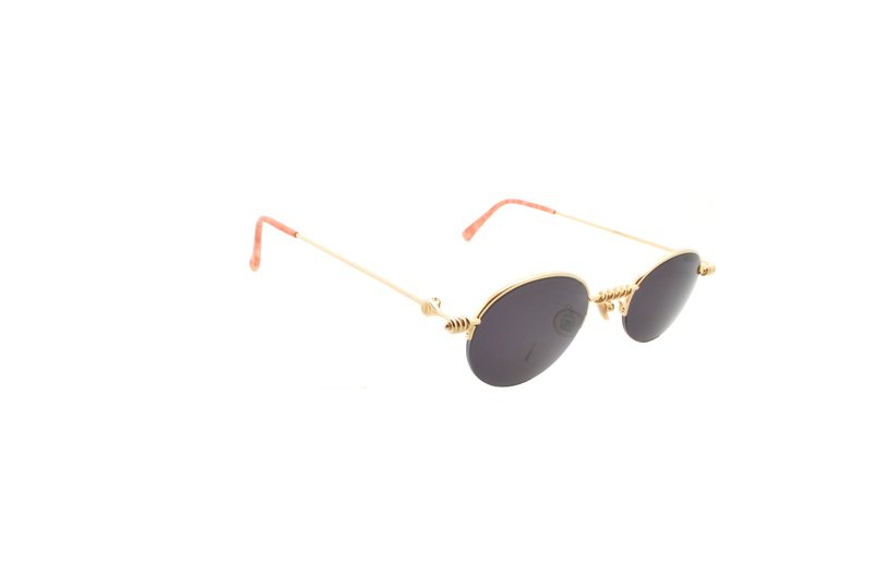 Alain Delon 3450A 1 80s Vintage Sunglasses - แว่นกันแดด - โลหะ สีทอง