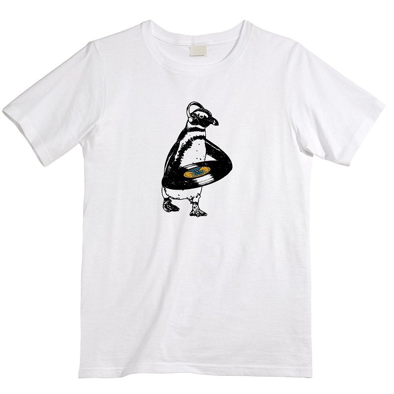 T-shirt / Make peace with music - Men's T-Shirts & Tops - Cotton & Hemp White