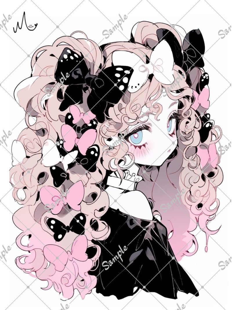 原創人物貼紙 - 貼紙 - 紙 