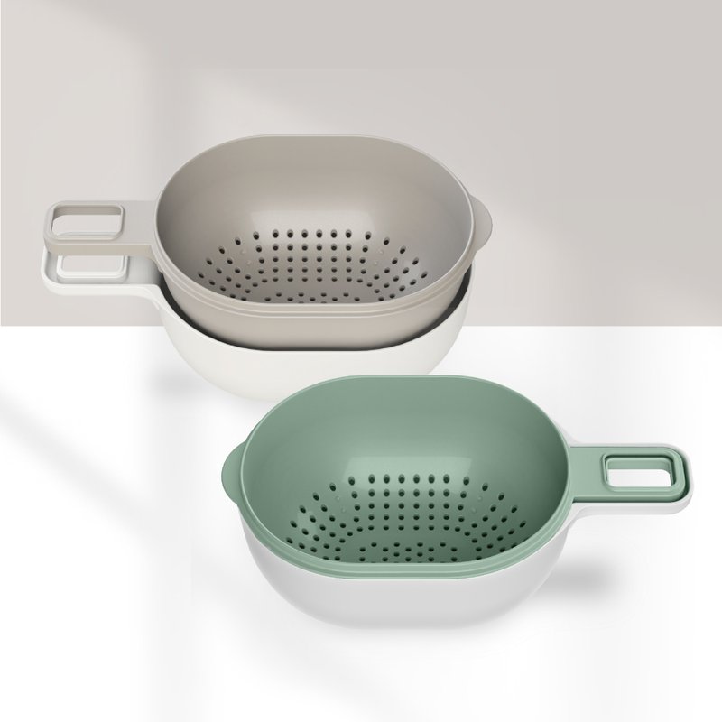 【PASTEL SERIES】COLANDER SET - Cookware - Plastic Multicolor