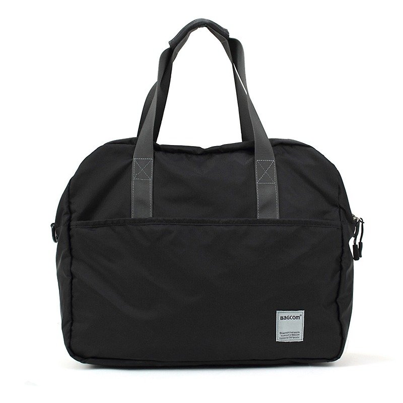 BAGCOM - 側背包/斜孭袋 - 防水材質 黑色