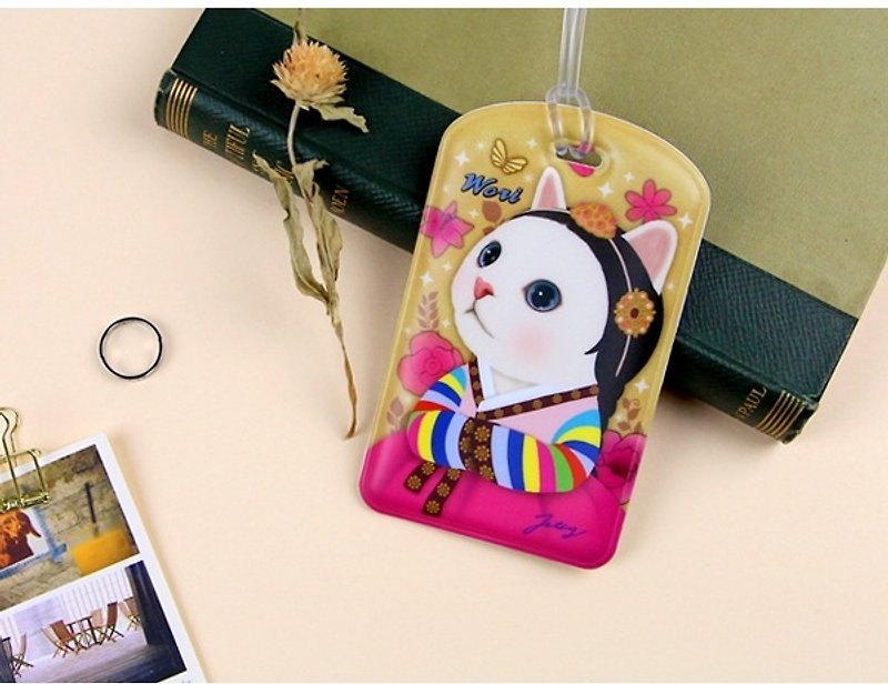 JETOY, 甜蜜貓 旅行 吊牌 二代_Wori J1712304 - 證件套/卡套 - 塑膠 紫色