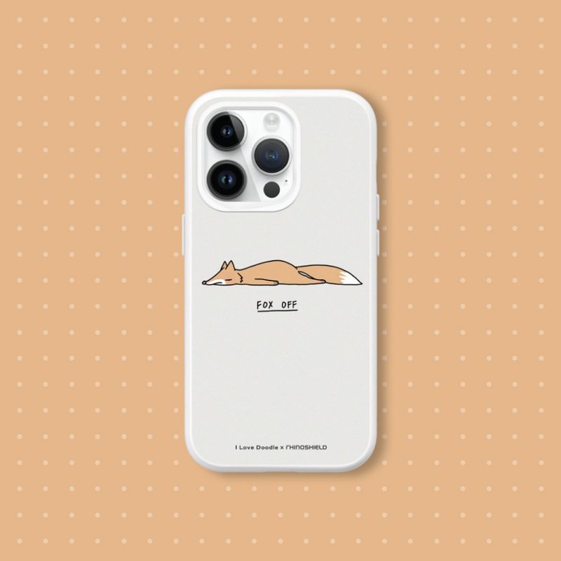 SolidX強化吸震緩衝防摔手機殼∣ilovedoodle/狐狸 for iPhone - 手機殼/手機套 - 塑膠 多色