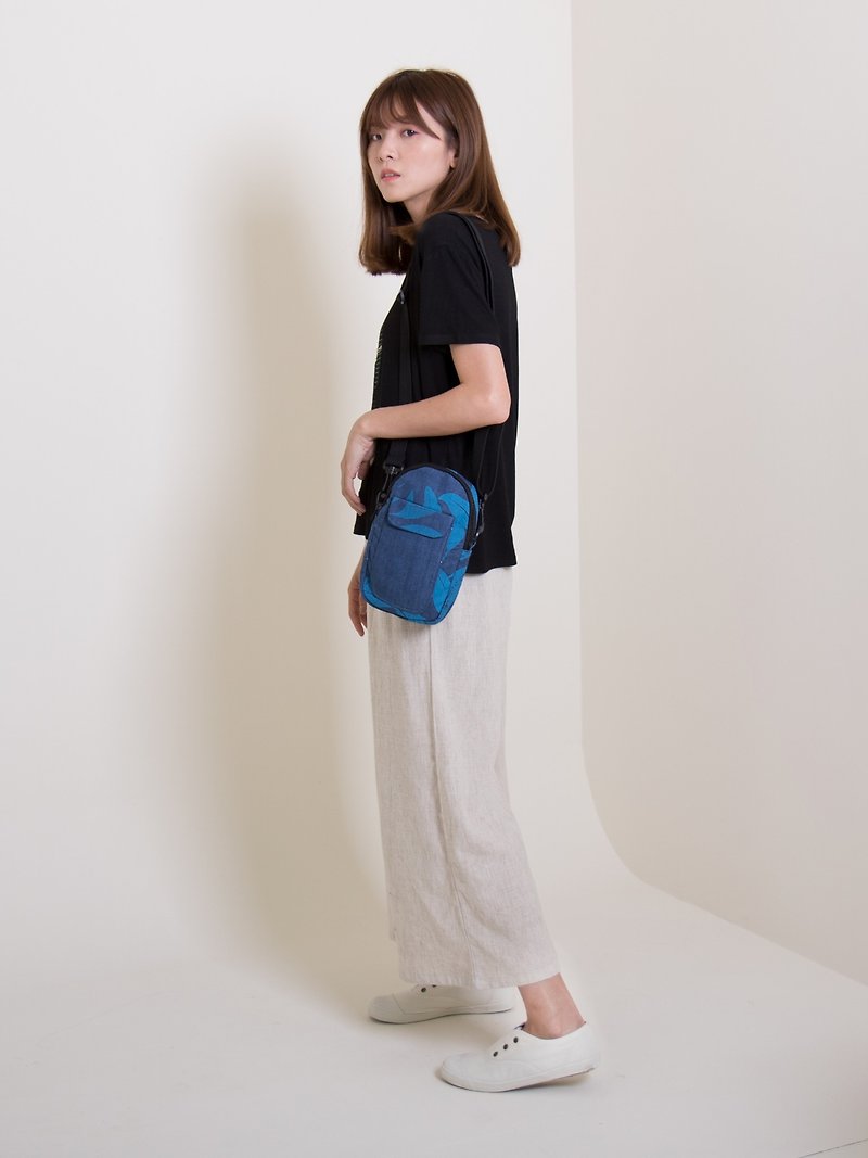Denim bag - Messenger Bags & Sling Bags - Cotton & Hemp Blue