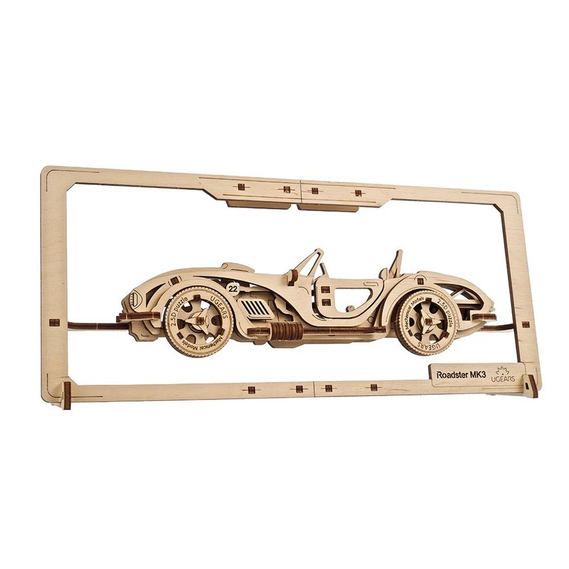 /Ugears/ 飄移眼鏡蛇/ 2.5D拼圖 - 木工/竹藝/紙雕 - 木頭 