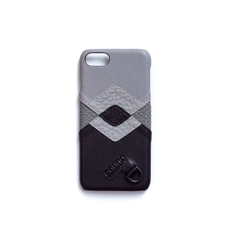 Patina | Leather · Handmade custom Kylie iPhone · Android leather phone case · Pure leather back shell - เคส/ซองมือถือ - หนังแท้ หลากหลายสี