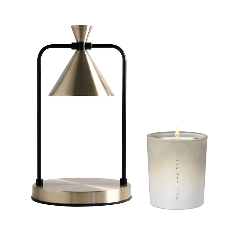 Classic Fragrance Warming Lamp Set (Including 1 Candle) - Dimmable Dimmable Melting Wax Lamp Fragrance Ceremony - Candles & Candle Holders - Other Metals Khaki