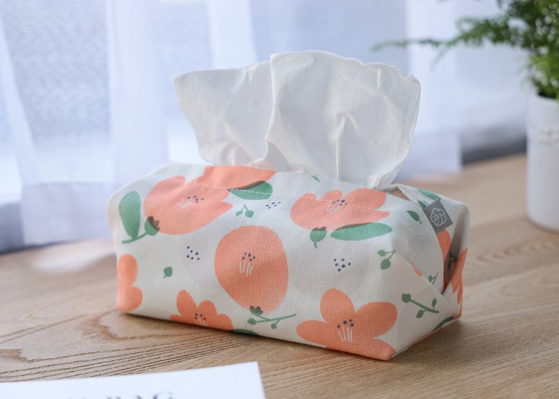 【木棉花-衛生紙套】桌上型 / 版型硬挺 - 紙巾盒 - 聚酯纖維 多色