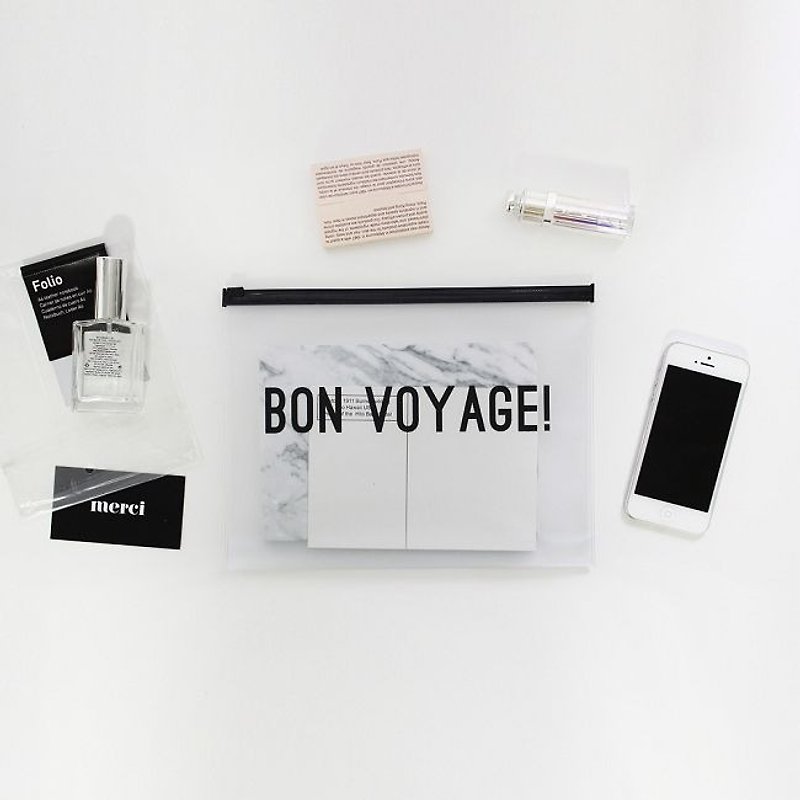 Dear Maison 旅行收納夾鏈包-Voyage,DMS50318 - 化妝包/收納袋 - 塑膠 透明