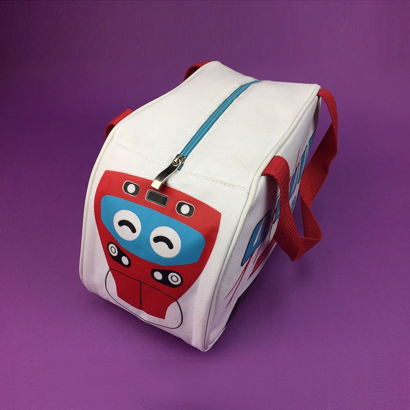 普悠瑪保溫便當袋 - 便當盒/食物袋 - 聚酯纖維 紅色