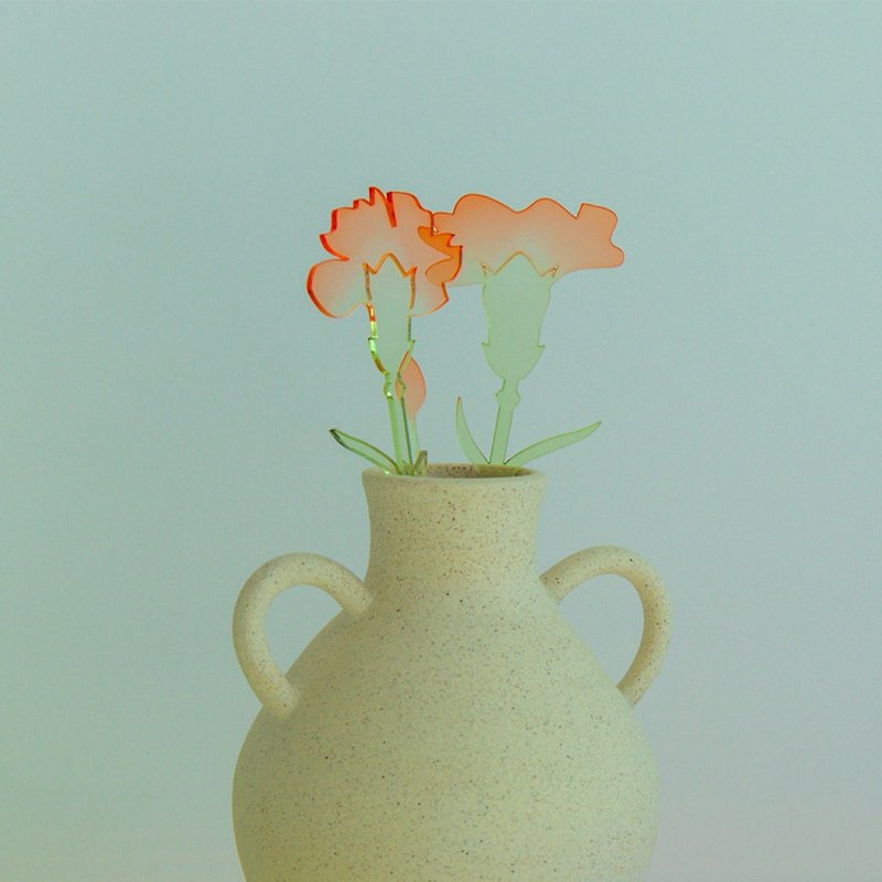 Acrylic flower - Carnation - 擺飾/家飾品 - 壓克力 