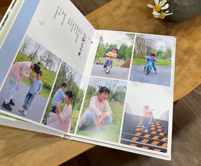 Hardcover small photo book/Party commemoration for couples and  families/Double-framed double-page picture design - Shop GHFdesign Photo  Albums & Books - Pinkoi