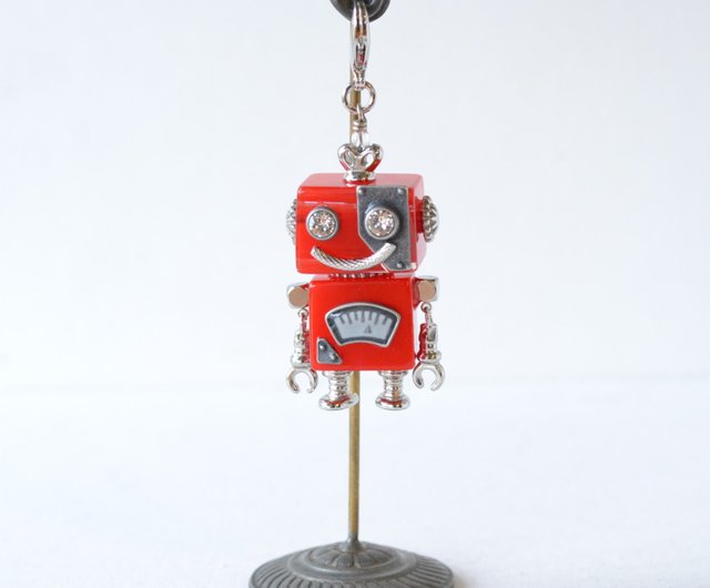 Robot accessories】ロボットチャーム レッド系 - ショップ amu