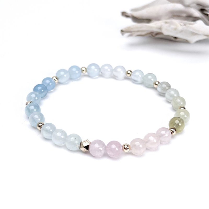 pleasure. Bracelet savors the years, popularity heals and calms l Rainbow Stone Stone l - สร้อยข้อมือ - เครื่องเพชรพลอย หลากหลายสี