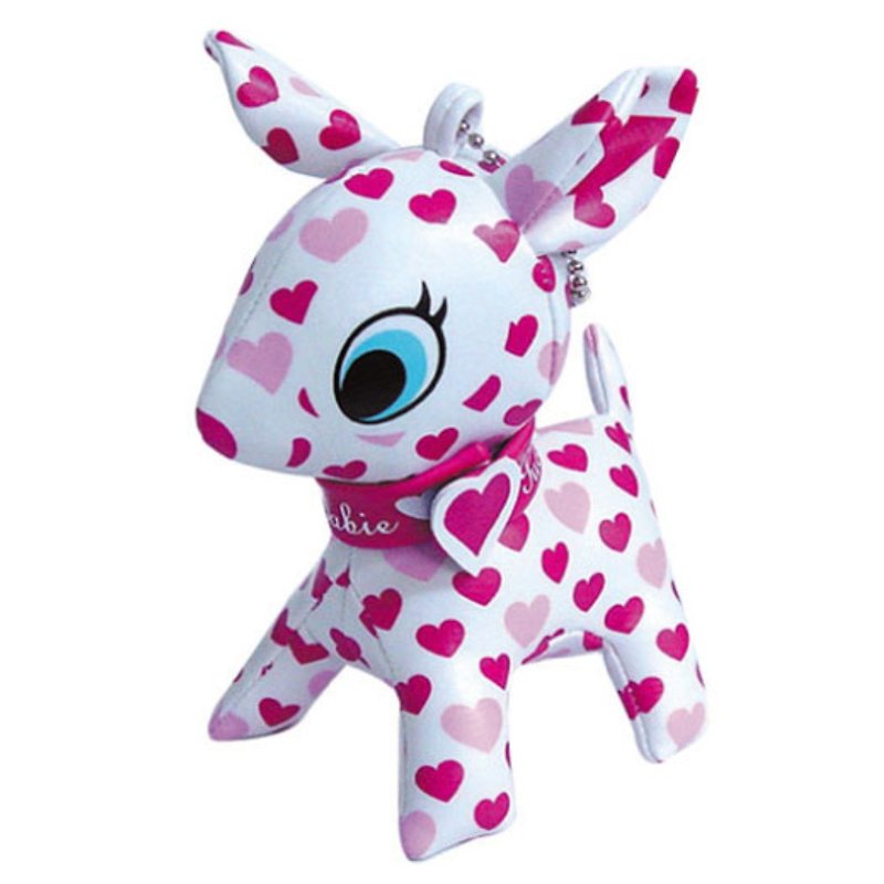 วัสดุอื่นๆ ตุ๊กตา สึชมพู - Puchi Babie Key Chain Heart WH/PK Deer Cute Doll Gift Present Japan