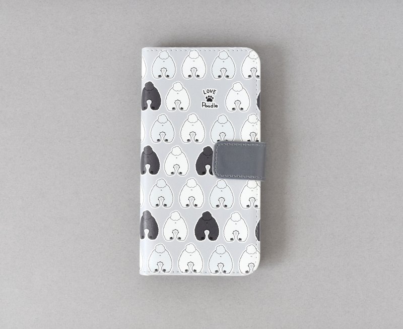 Poodle butt phone cover - 手機殼/手機套 - 其他材質 灰色