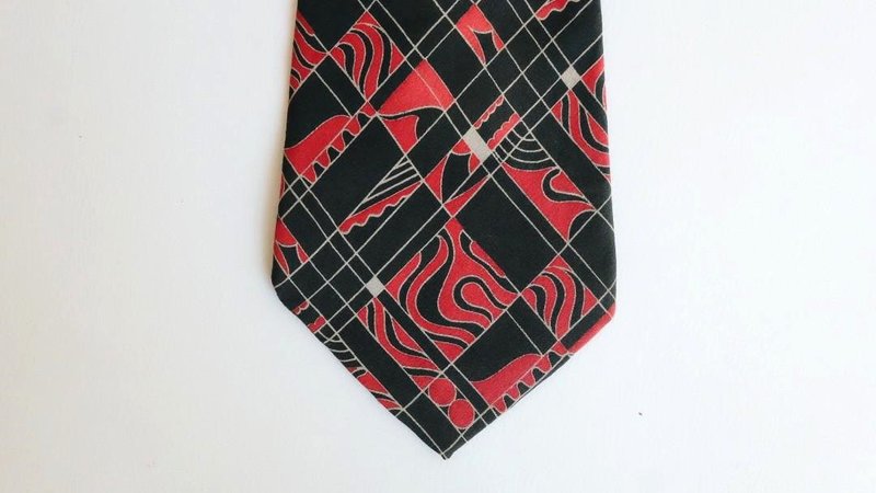 Italian Vintage Pure Silk Tie - Ties & Tie Clips - Silk Red