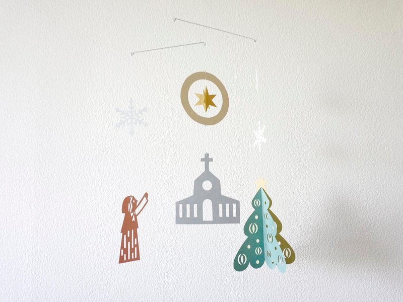 モビールクリスマスBその1 - 其他 - 紙 多色