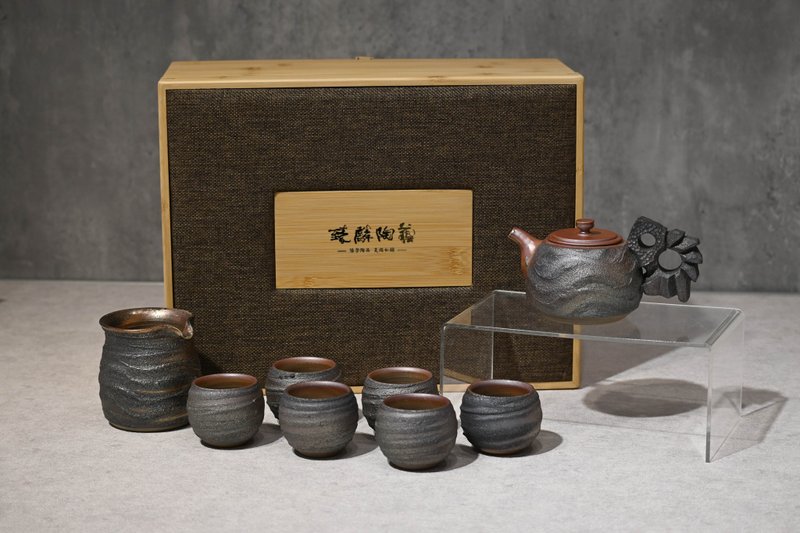 The shape is putting the tea seat set, tea set, gift box, tea seat set, tea banquet [Zhenlin Ceramics] - Teapots & Teacups - Pottery 