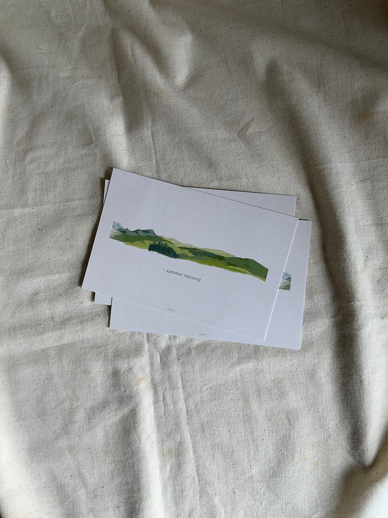 Postcard : Summer Morning - Cards & Postcards - Paper 