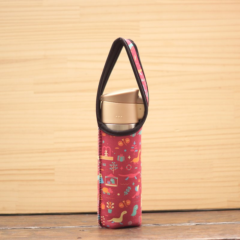 Dinosaur Water Bottle Bag-Red - Pitchers - Polyester Blue