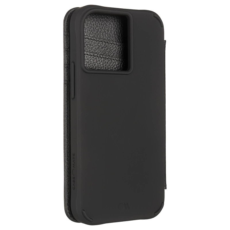 【クリアランス30%OFF】Casemate-Wallet Folio Case MagSafe iPhone13 - スマホケース - 革 ブラック