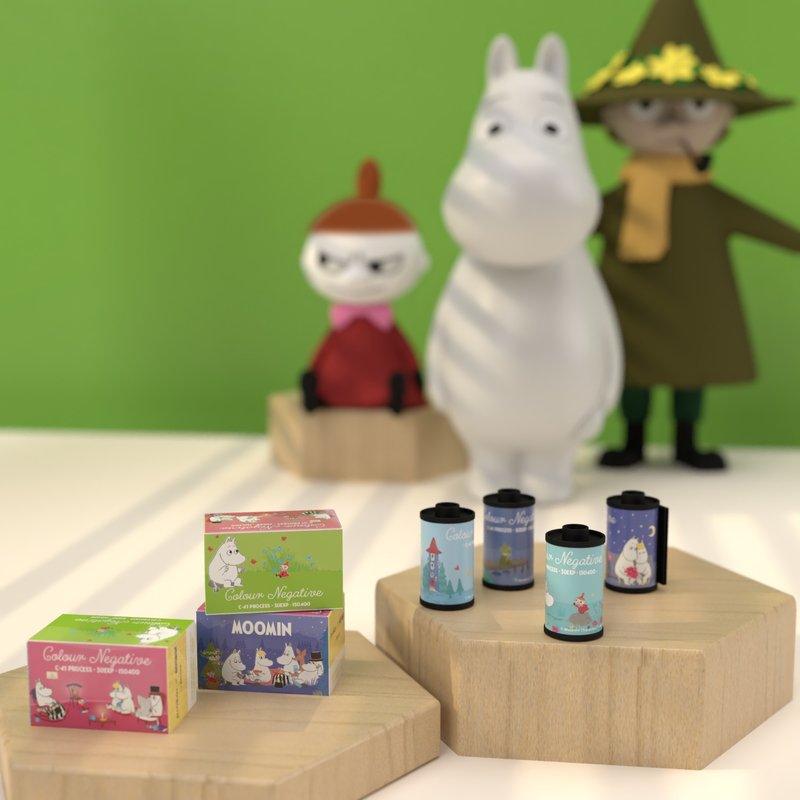 【Pinkoi x Moomin】限定 特別版 135底片 (昭和日系風格) - 相機/拍立得/底片相機 - 其他材質 