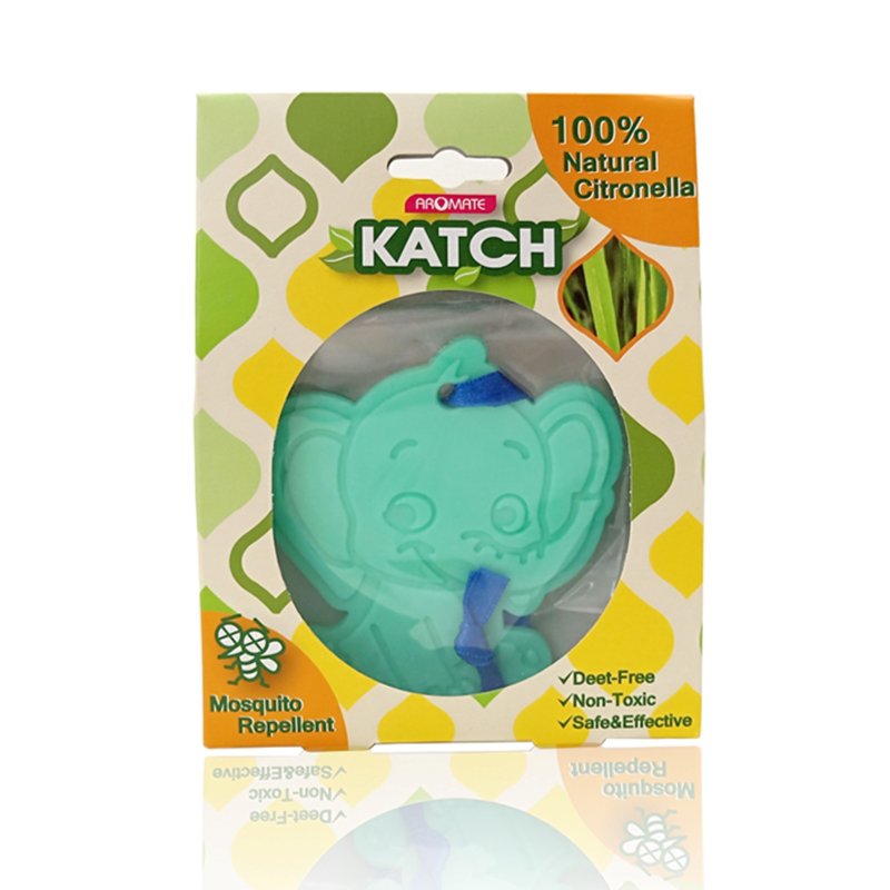 KATCH 100% Natural Citronella Essential Oil Mosquito Repellent Patch Baby Friendly Indoor Anti-Insect Patch - Fragrances - Plastic Blue