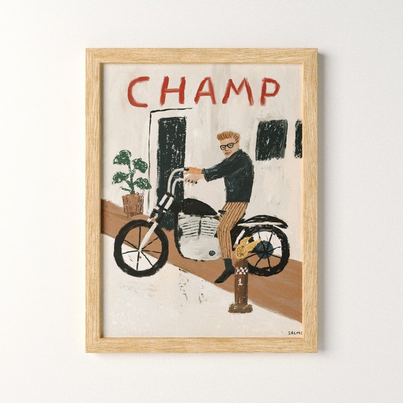 Champ 冠軍 - 印刷畫/海報 - 海報/掛畫/掛布 - 紙 白色
