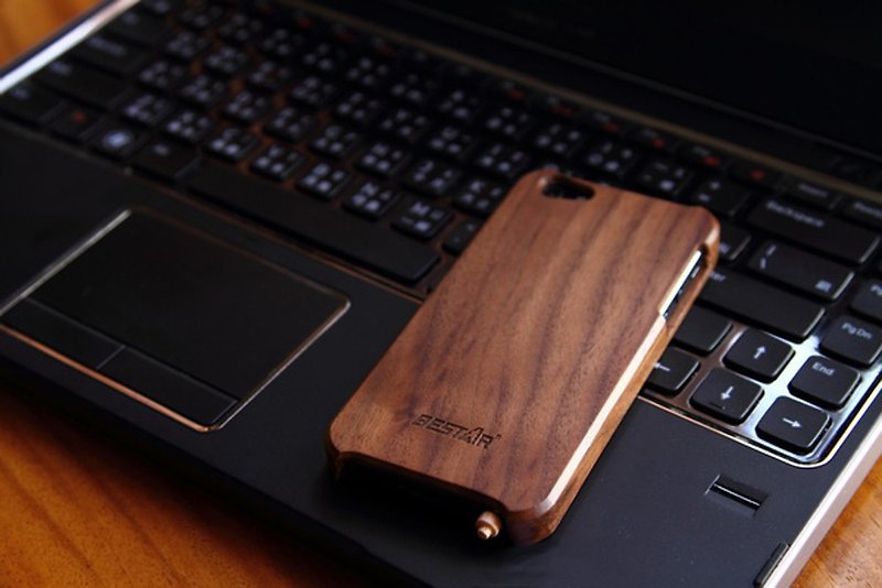 【BESTAR】 iPhone 5 彩虹木 原木保護殼 - 手機殼/手機套 - 木頭 黃色