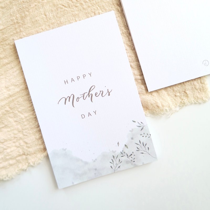 Mother's Day card handwritten card card - การ์ด/โปสการ์ด - กระดาษ 