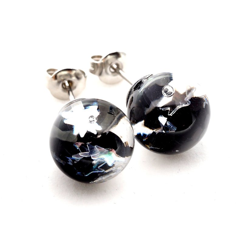 OMYWAY Handmade Water Star Earrings - Glass Globe Earring - Earrings & Clip-ons - Glass 