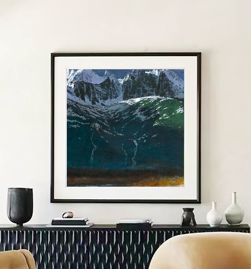 【Limited Edition】Landscape Art Paintings, Canvas Giclee Prints - Posters - Other Materials Multicolor
