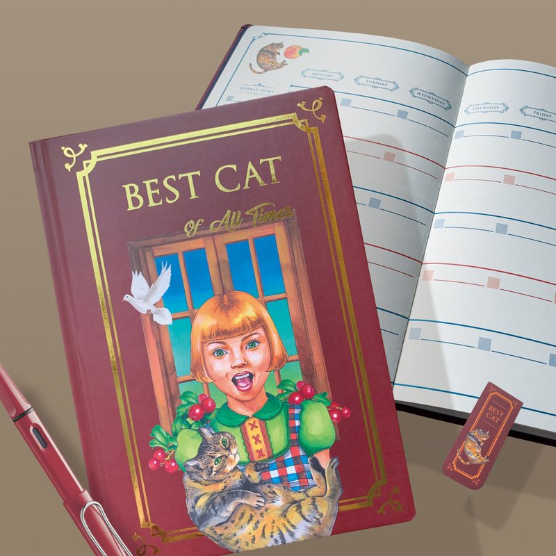 A Good Year With My Cat - Planner - Notebooks & Journals - Paper Red