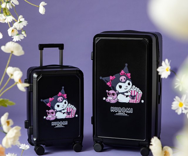 サンリオ】KUROMI 28インチ ジッパー ファット スーツケース