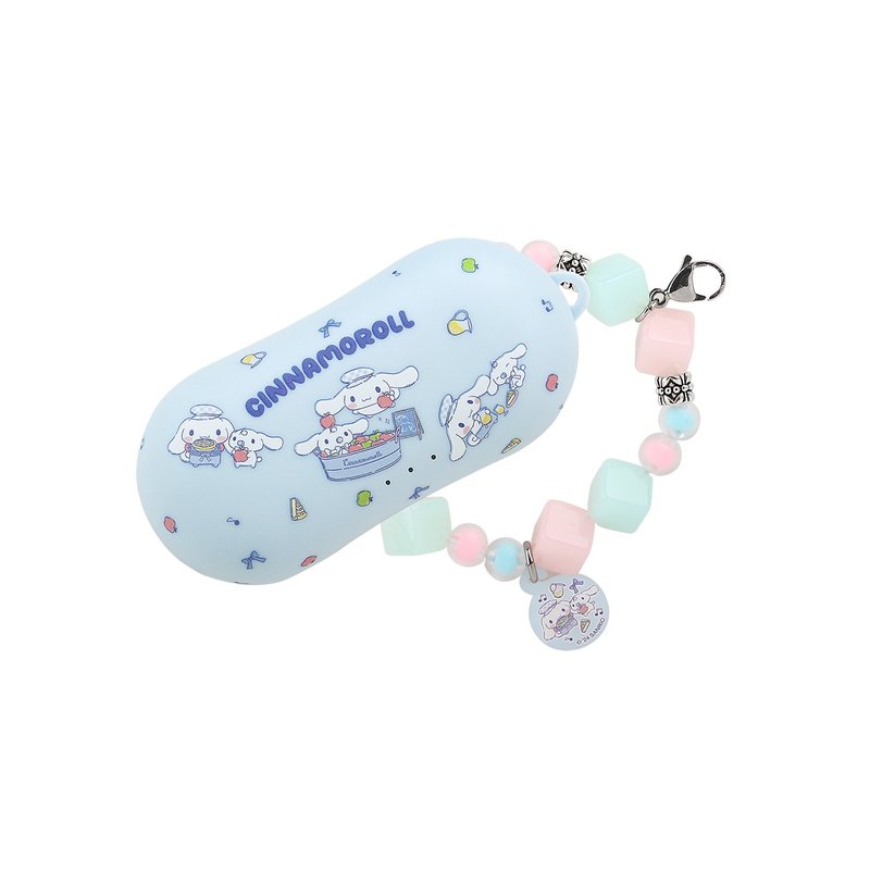 4000mAh Handwarmer with bead charm strap - Cinnamoroll - Other - Plastic Blue