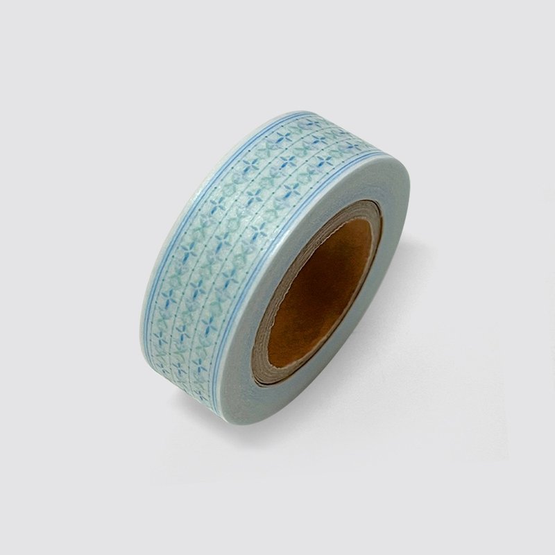 Vintage tile | Masking Tape - 紙膠帶/和紙/PET - 紙 多色