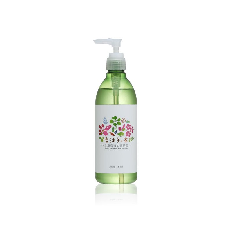 Qili Xiang Essential Oil Hand Cleanser 350ml - clean hands and gently wash them - ผลิตภัณฑ์ล้างมือ - พืช/ดอกไม้ 