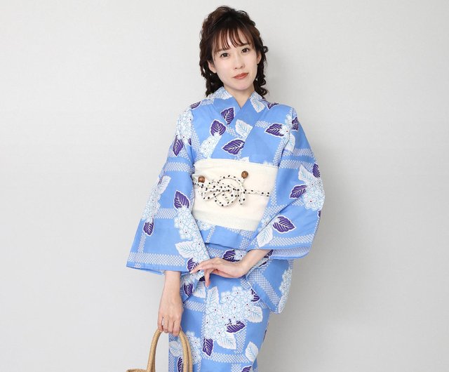 日本和服女性浴衣腰帶2件組F Size x86-32b yukata - 設計館fuukakimono