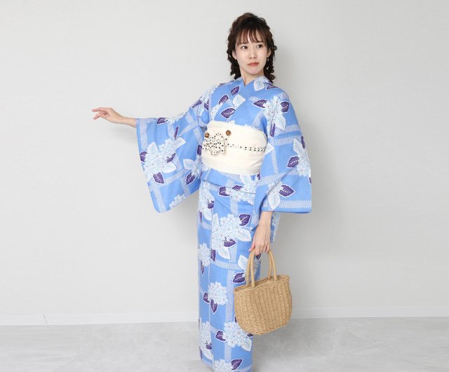 日本和服女性浴衣腰帶2件組F Size x86-32b yukata - 設計館fuukakimono