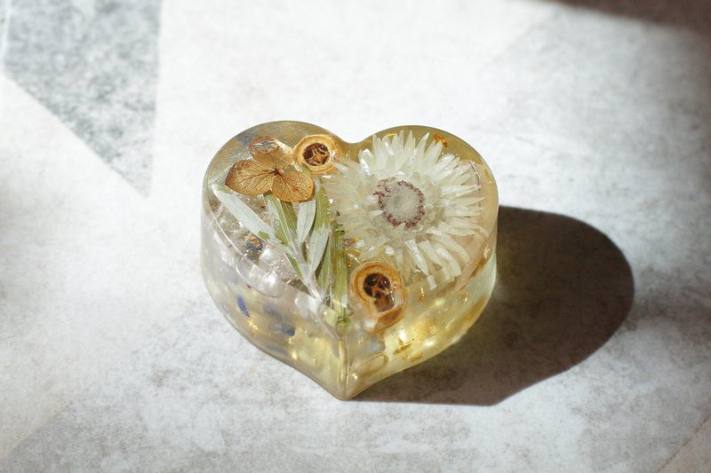 植物系列愛心紙鎮 - 擺飾/家飾品 - 其他材質 多色