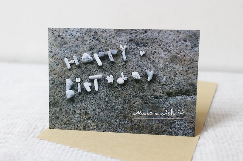 Illustration Big Card_Birthday Card (Happy Birthday) - การ์ด/โปสการ์ด - กระดาษ 