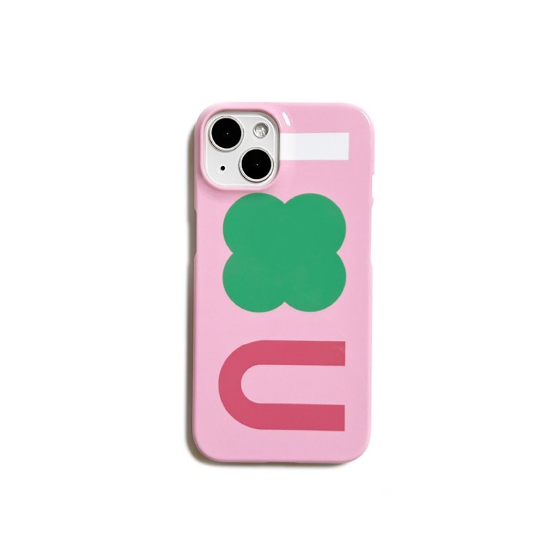 I Clover U iPhone Case (pink) - Phone Cases - Other Materials Pink