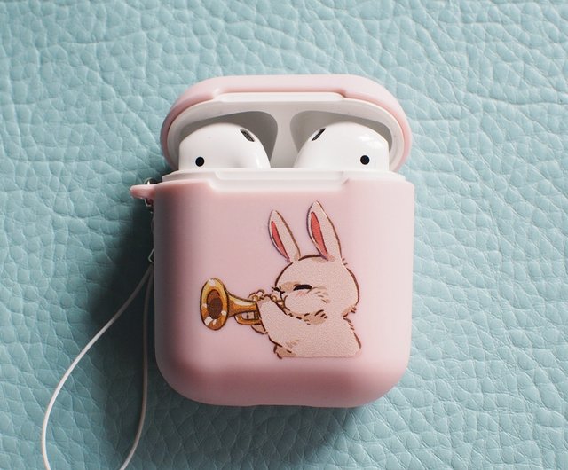 AirPods ケース, ウサギ, トランペット - Shop Powered By Hamsters