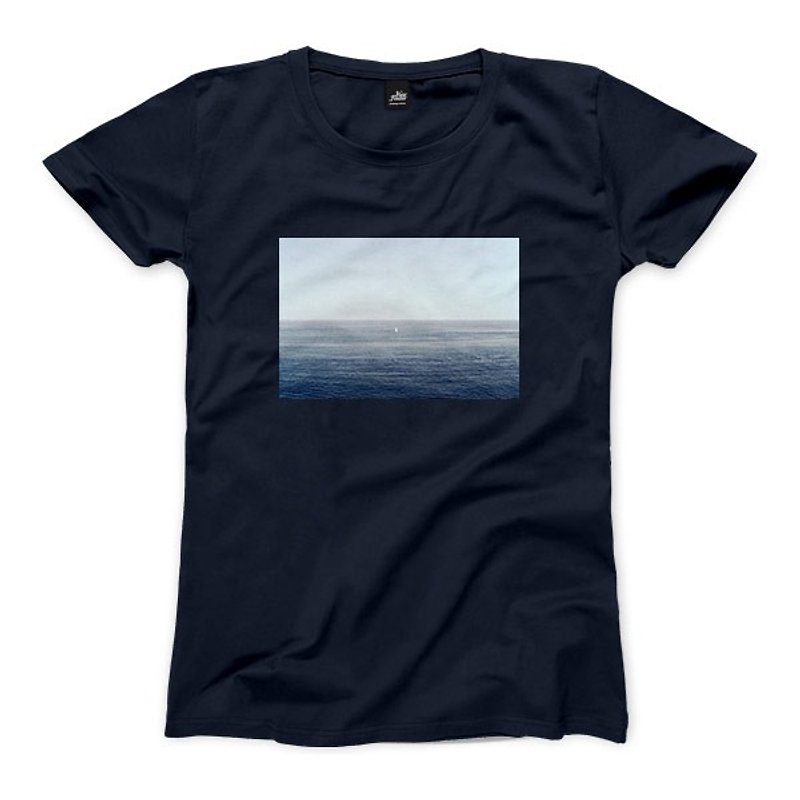 Insignificance - Navy - T - shirt - Women's T-Shirts - Cotton & Hemp Blue