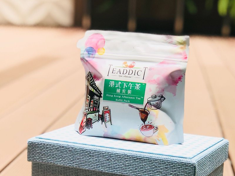 TEADDICT Hong Kong Afternoon Tea – Refill Pack 250g - ชา - อาหารสด สีเขียว